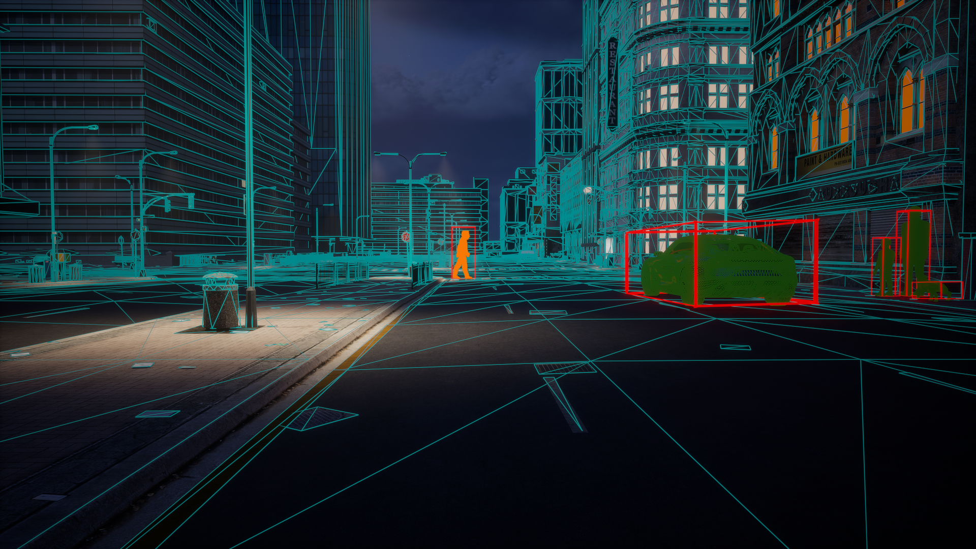 Digital Twin with Pedestrian