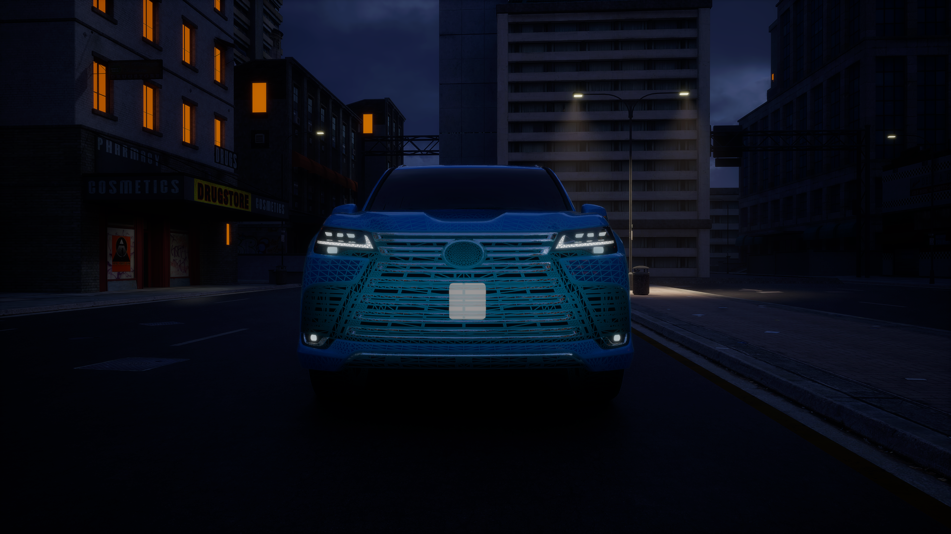 Congruent Radar Mounted